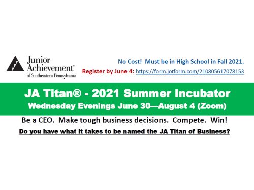 2021 JA Titan Summer Incubator