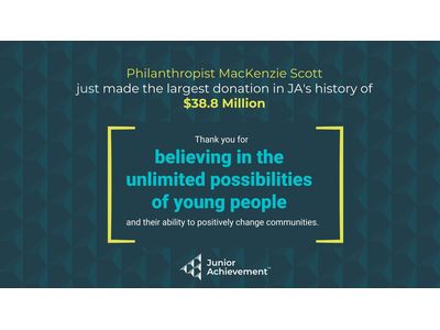 Read the Junior Achievement of Southeastern Pennsylvania Receives $600,000 Gift from Philanthropist MacKenzie Scott