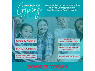 image of youth hand in hand as they benefit one another for Season of Giving